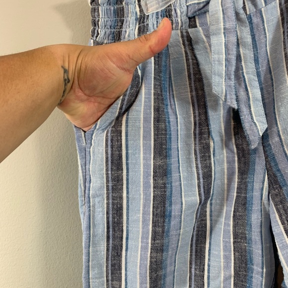 Girls Justice Striped Pants | Blue & White | Size 10 | NWT - Picture 3 of 9